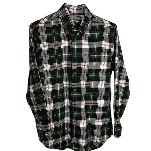 Orvis Other - Orvis Shirt Plaid Green Long Sleeve Button Pocket Outdoor Twill Mens Size Small